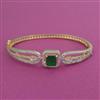 Cubic Zirconia Openable kada with 2 Tone Plating