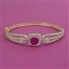 Cubic Zirconia Openable kada with 2 Tone Plating