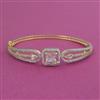 Cubic Zirconia Openable kada with 2 Tone Plating