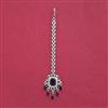 Cubic Zirconia Classic Tikka with Rhodium Plating