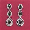 Cubic Zirconia Classic Earring with Rhodium Plating