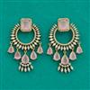 American Diamond Classic Earring With Mehndi Plating
