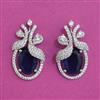 American Diamond Classic Earring With Rhodium Plating