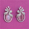 American Diamond Classic Earring With Rhodium Plating