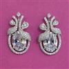 American Diamond Classic Earring With Rhodium Plating