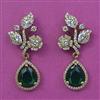 Cubic Zirconia Classic Earring With Mehndi Plating