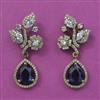 Cubic Zirconia Classic Earring With Mehndi Plating