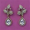 Cubic Zirconia Classic Earring With Mehndi Plating