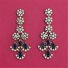 Cubic Zirconia Classic Earring With Mehndi Plating