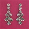 Cubic Zirconia Classic Earring With Mehndi Plating