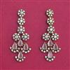 Cubic Zirconia Classic Earring With Mehndi Plating
