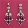 Cubic Zirconia Classic Earring With Mehndi Plating