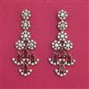 Cubic Zirconia Classic Earring With Mehndi Plating
