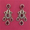 Cubic Zirconia Classic Earring With Mehndi Plating