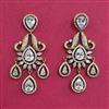 Cubic Zirconia Classic Earring With Mehndi Plating