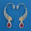 American Diamond Earcuff with 2 Tone Plating