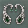 American Diamond Earcuff with Rhodium Plating