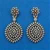 American Diamond Classic Earring with Rhodium Plating 2 Tone Plating Mehndi Plating