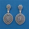 American Diamond Classic Earring with Rhodium Plating 2 Tone Plating Mehndi Plating