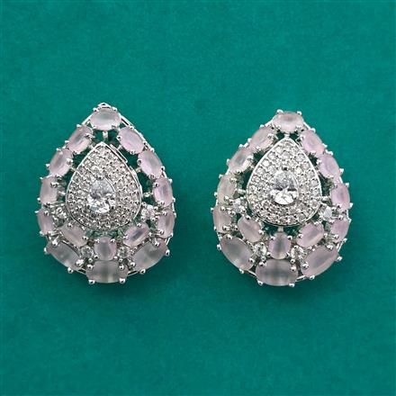 American Diamond Tops With Rhodium Plating