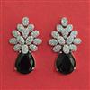 American Diamond Classic Earring With Rhodium Plating