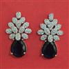 American Diamond Classic Earring With Rhodium Plating