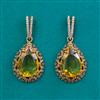 American Diamond Classic Earring With Mehndi Plating