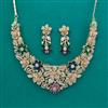American Diamond Classic Necklace with Carat Plating