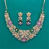 American Diamond Classic Necklace with Carat Plating