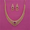 American Diamond Classic Necklace With 2 Tone Plating