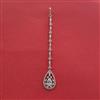 American Diamond Classic Tikka With Rhodium Plating