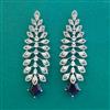 American Diamond Classic Earring With Rhodium Plating