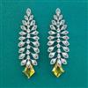 American Diamond Classic Earring With Rhodium Plating