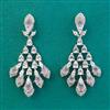 American Diamond Classic Earring With Rhodium Plating