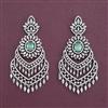 American Diamond Classic Earring With Rhodium Plating