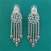 American Diamond Classic Earring With Rhodium Plating