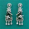 American Diamond Classic Earring With Rhodium Plating
