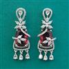 American Diamond Classic Earring With Rhodium Plating