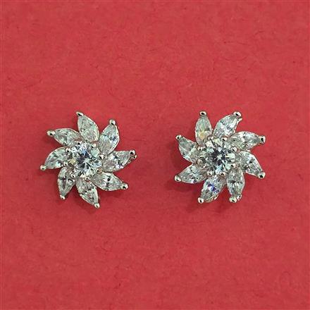 American Diamond Tops With 2 Tone Plating Rhodium Plating
