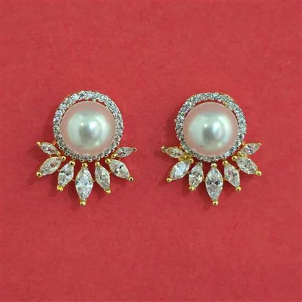 American Diamond Tops With 2 Tone Plating Rhodium Plating