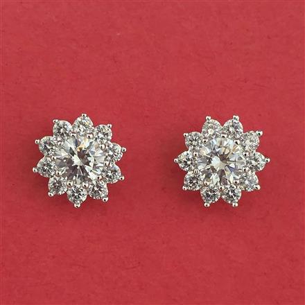 American Diamond Tops With 2 Tone Plating Rhodium Plating