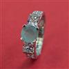 American Diamond Adjustable Ring With Rhodium Plating