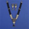 American Diamond Classic Pendant Set With 2 Tone Plating