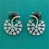 American Diamond Classic Earring With Rhodium Plating