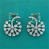 American Diamond Classic Earring With Rhodium Plating
