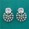 American Diamond Classic Earring With Rhodium Plating