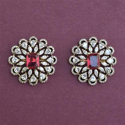 American Diamond Tops With Mehndi Plating