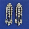 American Diamond Classic Earring With Mehndi Plating
