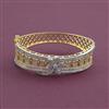 American Diamond Openable kada with 2 Tone Plating