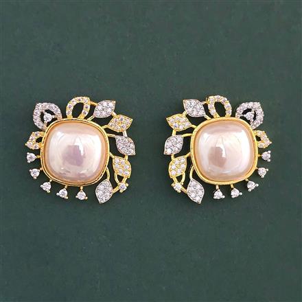 American Diamond Tops With 2 Tone Plating Rhodium Plating